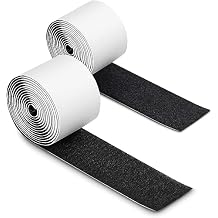 Strich Pedal Board Hook Loop Strips, Guitar Pedalboard Mounting Grip Kit Length 2M Width 5CM