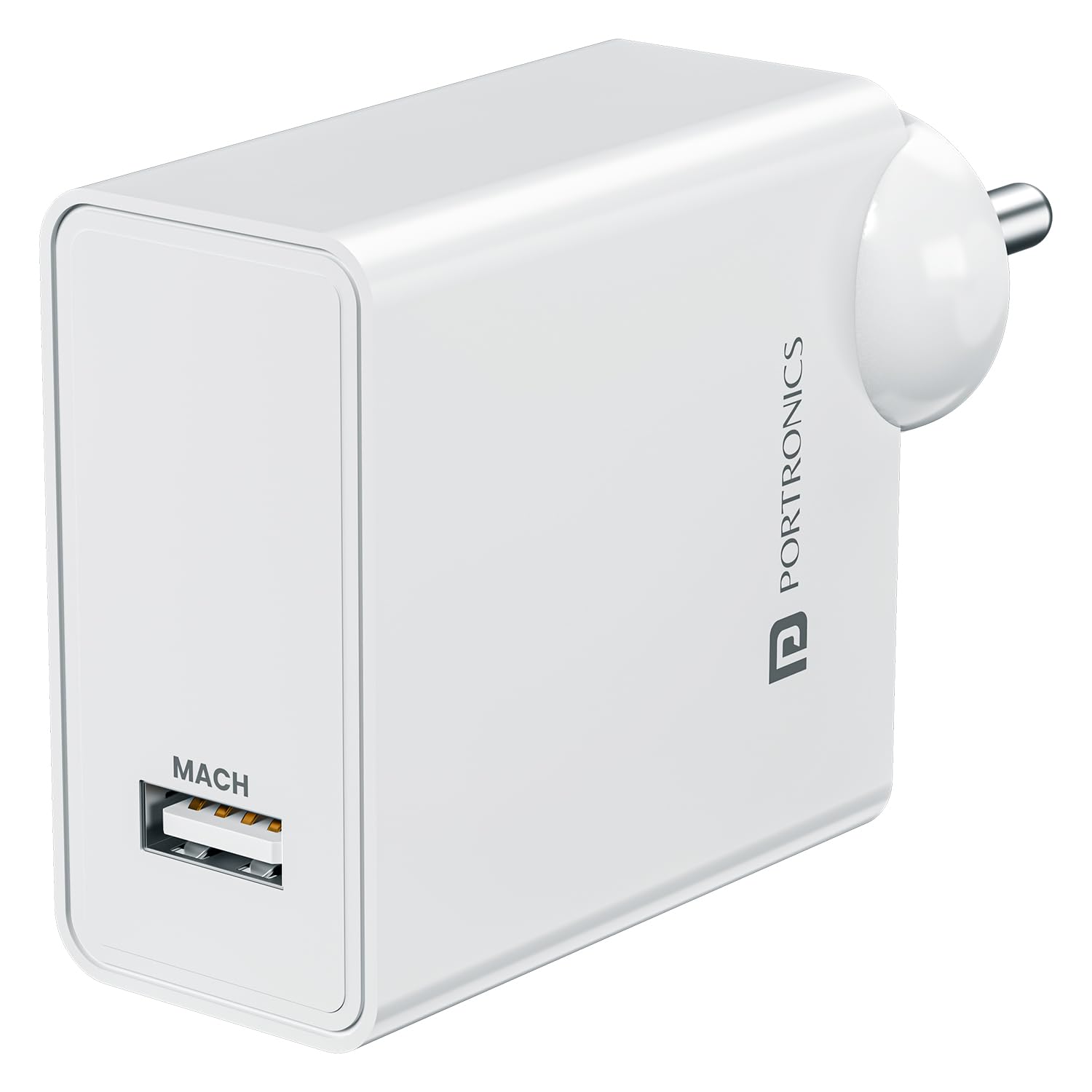 Portronics 25W Adapto 25A USB-A Fast Charging Adaptor, Fast Charging Protocols Like SuperVOOC/VOOC/WARP/Dash/Quick, Compatible with 25W Smartphone Such as OnePlus,Oppo,Realme(White)-picture-31