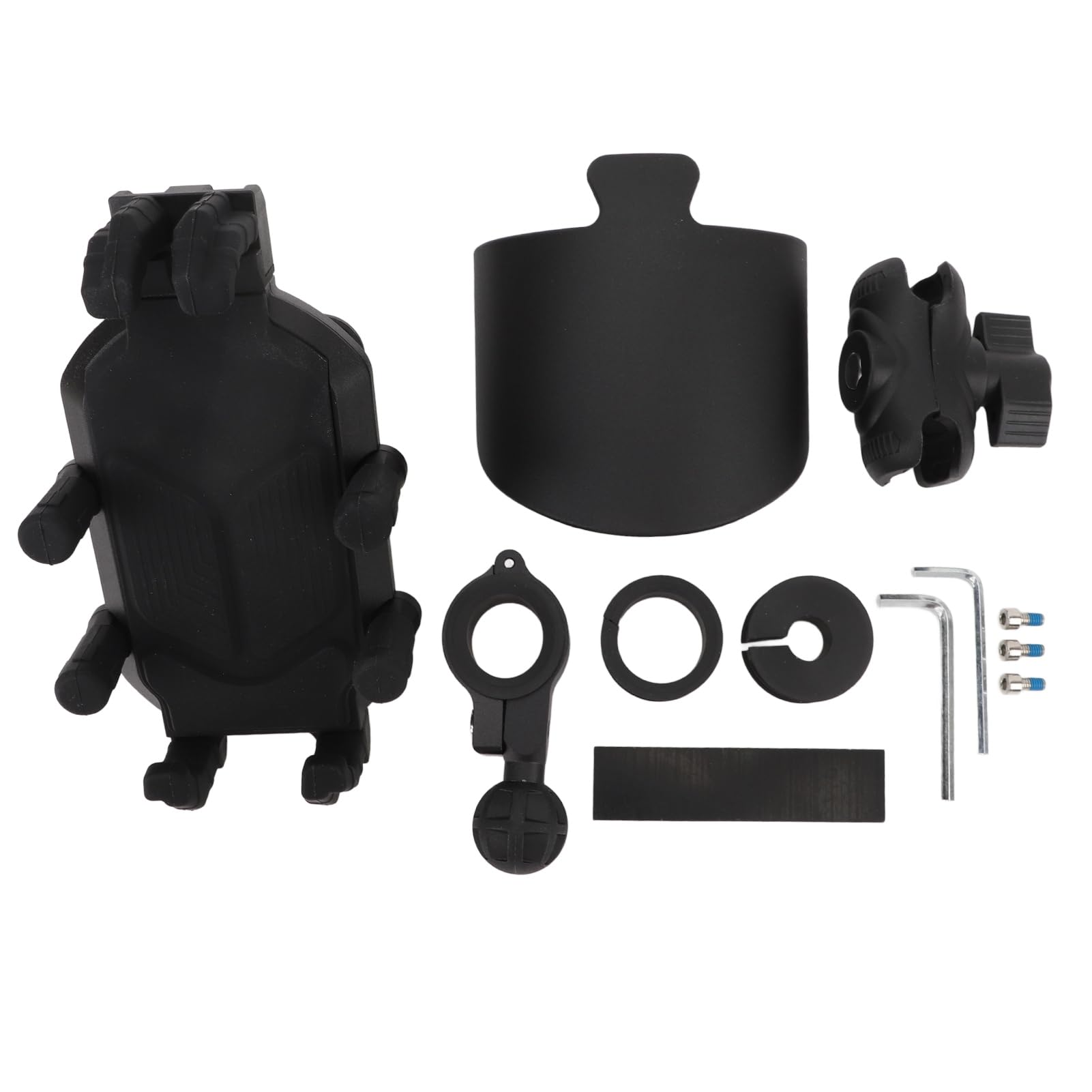 Uchwyt na telefon motocyklowy Heavy Duty 8 pazurów, odporny na wstrząsy, zabezpieczający przed kradzieżą Uchwyt rowerowy na telefon z obrotem 360 do motocykla Rower elektryczny