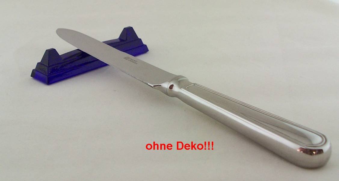 Cuchillo poggiacoltello de cristal de azul cobalto