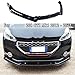 Front Bumper Splitter Compatible With Peugeot 208 Mk1 GTi VTi HDi THP 2012-2015 Lip Chin Spoiler Diffuser Bodykit