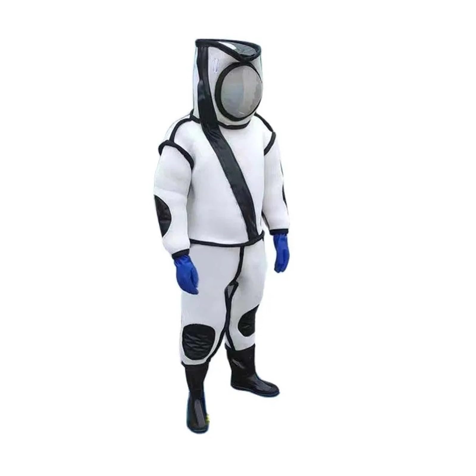 Wasp Clothing Anti-Wasp Fan Protective Jumpsuit Oddychająca odzież ochronna Maska wypukła Sprzęt pszczelarski Do użytku DIY(Small)