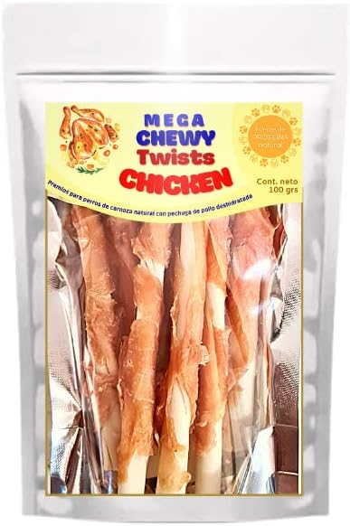Wholesome Hide 5-Inch Rawhide Twists, USA Sourced, Chemical Free (30 Twists)
