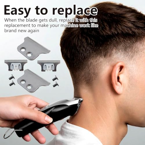 WELURE Lâminas de corte T-Wide de substituição, fácil de substituir, ajuste para Wahl 5 Star Series