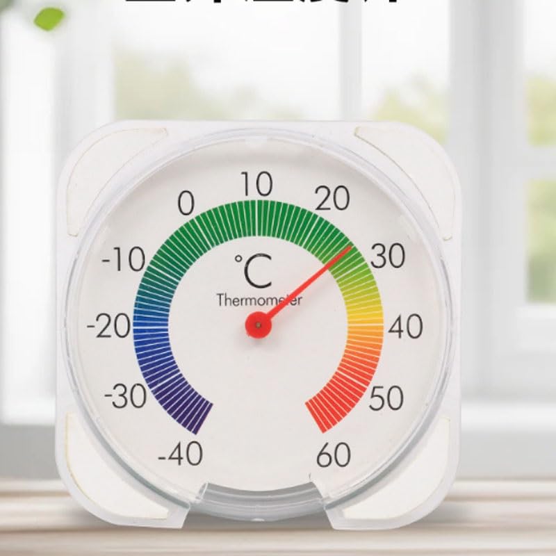 Thermometer Outdoor Temperature Gauge Wall Mounted Window Type Measuring Dial