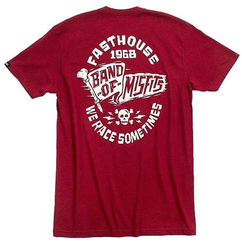 FASTHOUSE Marauder Tee (Cardinal, Small)