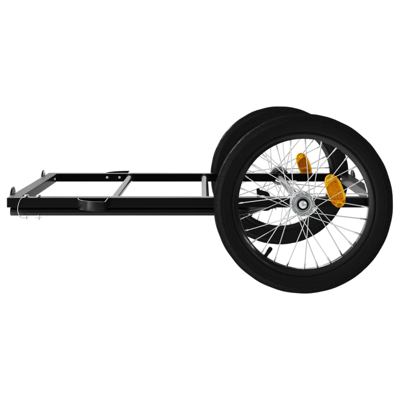Fahrradanhänger 122x53 cm Eisen 30kg | Robustes Eisen, 30 kg Tragkraft, ideal für schwere Güter