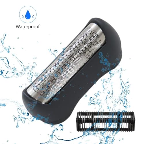 11B Series Replacement Shaver Foil &Cutter Razor Head w/Plastic Sealed Packaging for Br-aun Model: 1 110 120 130, 130s-1 & 815 Type 5683