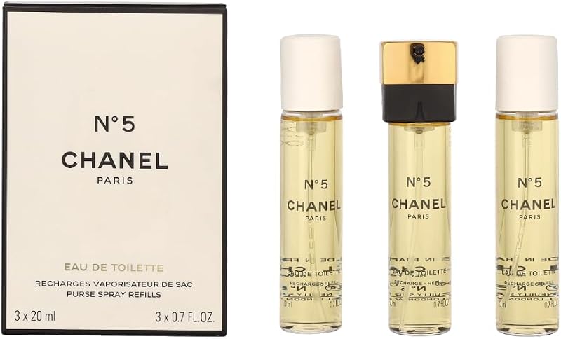 Chanel - No.5 Eau De Toilette Purse Spray Refills 3x20ml/0.7oz