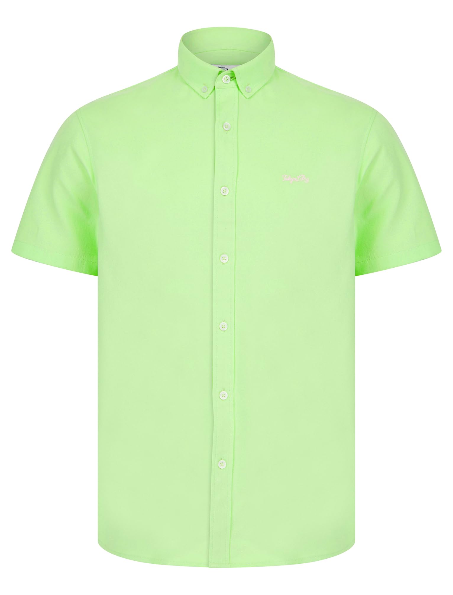 Tokyo Laundry Men's Elbury Short Sleeve Cotton Twill Shirt Patina Green