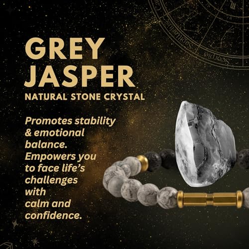 Image of 5 Senses Co. Luxury Starlight Bracelet Gift Set Combo for Men | Gift for Father, Brother, Boyfriend, Friend, Birthday | Certified Natural Stone Crystals Bracelet with Metallic Inserts & Long Lasting Luxurious Stardust Perfume | Birthday Card