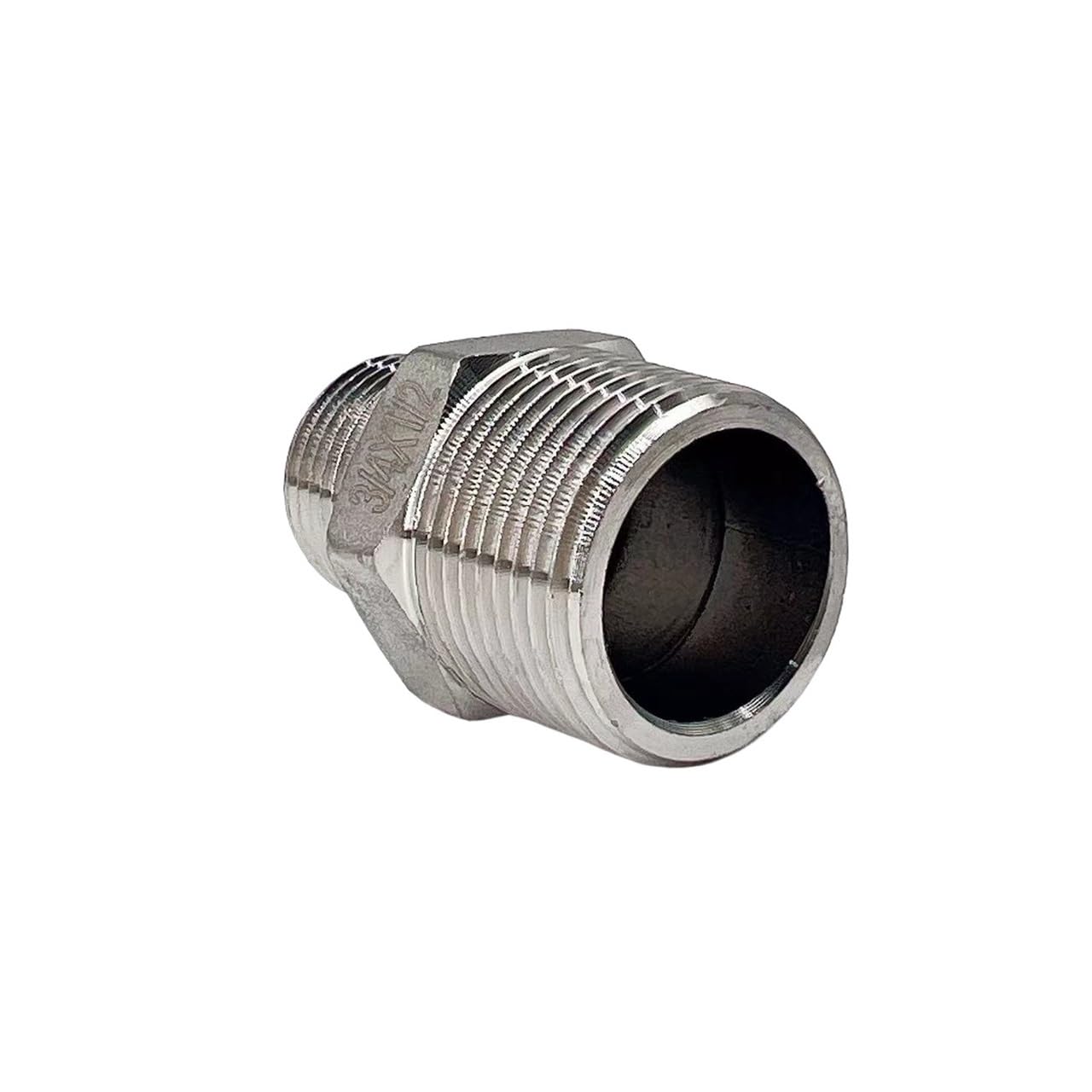 Raccord hexagonal réducteur mâle-mâle en acier inoxydable 304, douille hexagonale, adaptateur 3/8" 1/4", kit de raccord tuyau fileté(4")