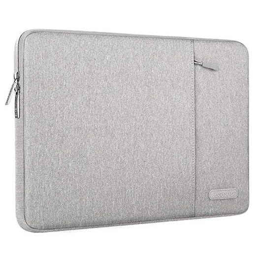 MOSISO Funda Protectora Compatible con 13-13.3 Pulgadas MacBook Air/MacBook Pro/Ordenador Portátil, Bolsa Blanda de Repelente de Agua de Estilo Vertical,Gris