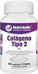 Colágeno Tipo 2 UC II 1500mg 60 Cápsulas Nutrivitalle