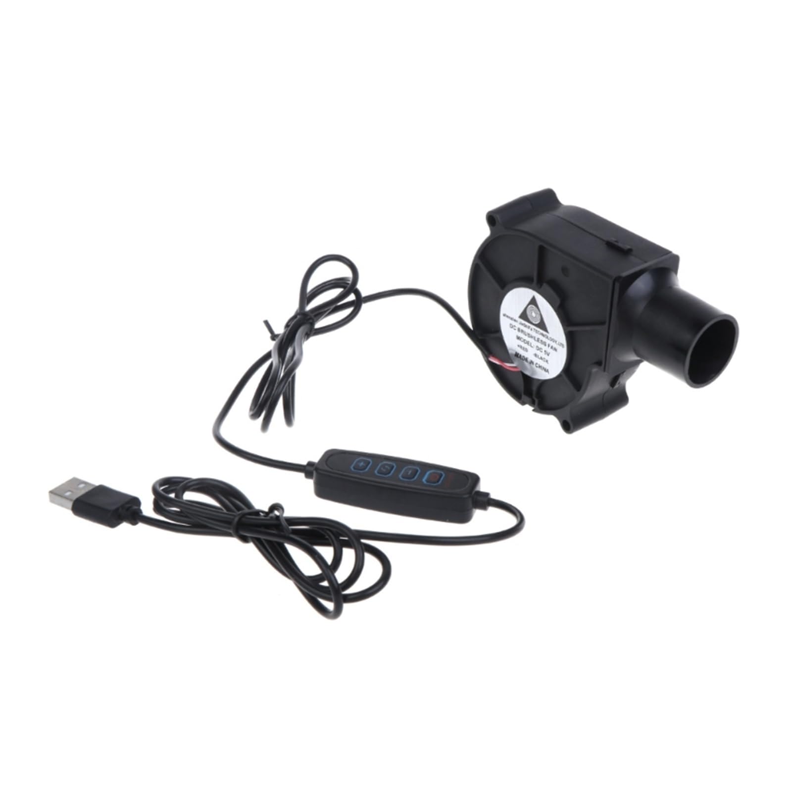Souffleur d'air centrifuge portable 2500 tr/min mini ventilateur USB domestique