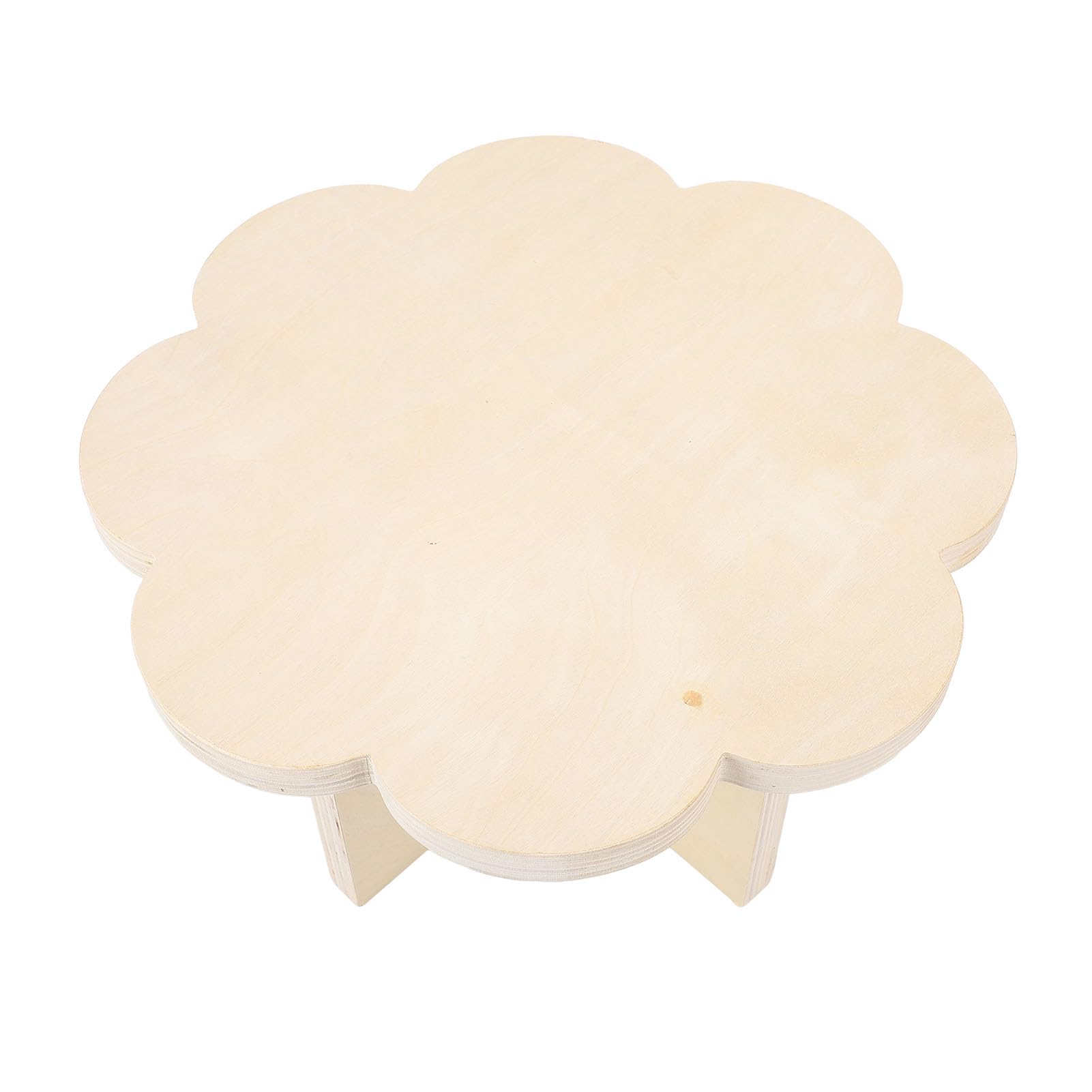 Rengue Tavolo Pieghevole a Forma di Fiore in Legno Massello Tavolo da Picnic da Campeggio Compatto e Robusto Dal Design Carino con Facile Installazione per attività All'aperto