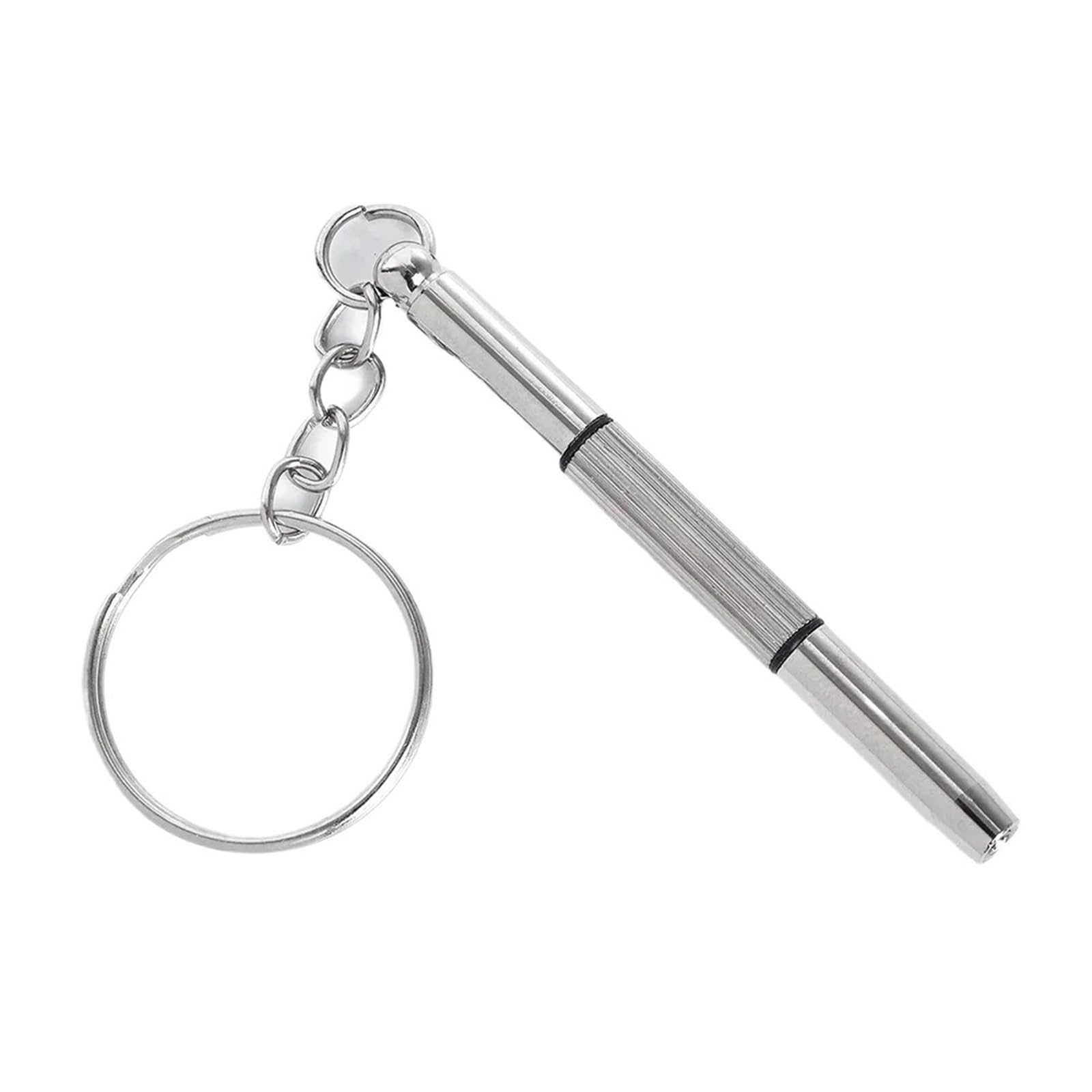 Śrubokręt do okularów, Zestaw śrubokrętów do naprawy okularów 3 w 1 z brelokiem zegarków Precision Tools Beżowy szt