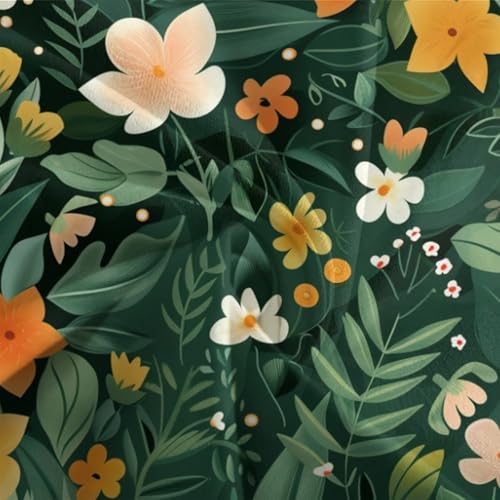Housse de couette 3D fleurs 220x240 avec fermeture éclair pratique - 7