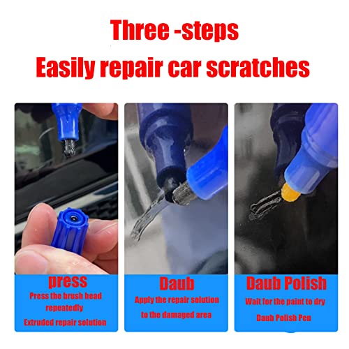 Redcyclone Automotive Touchup Paint - Black Scratch Repair Kit With Varnish Pen-Perfect For Car Touch Up Paint, Automotive Paint Pen For Car Scratch Repair And Touch Up - Get Your Car Looking Like New #TOP5