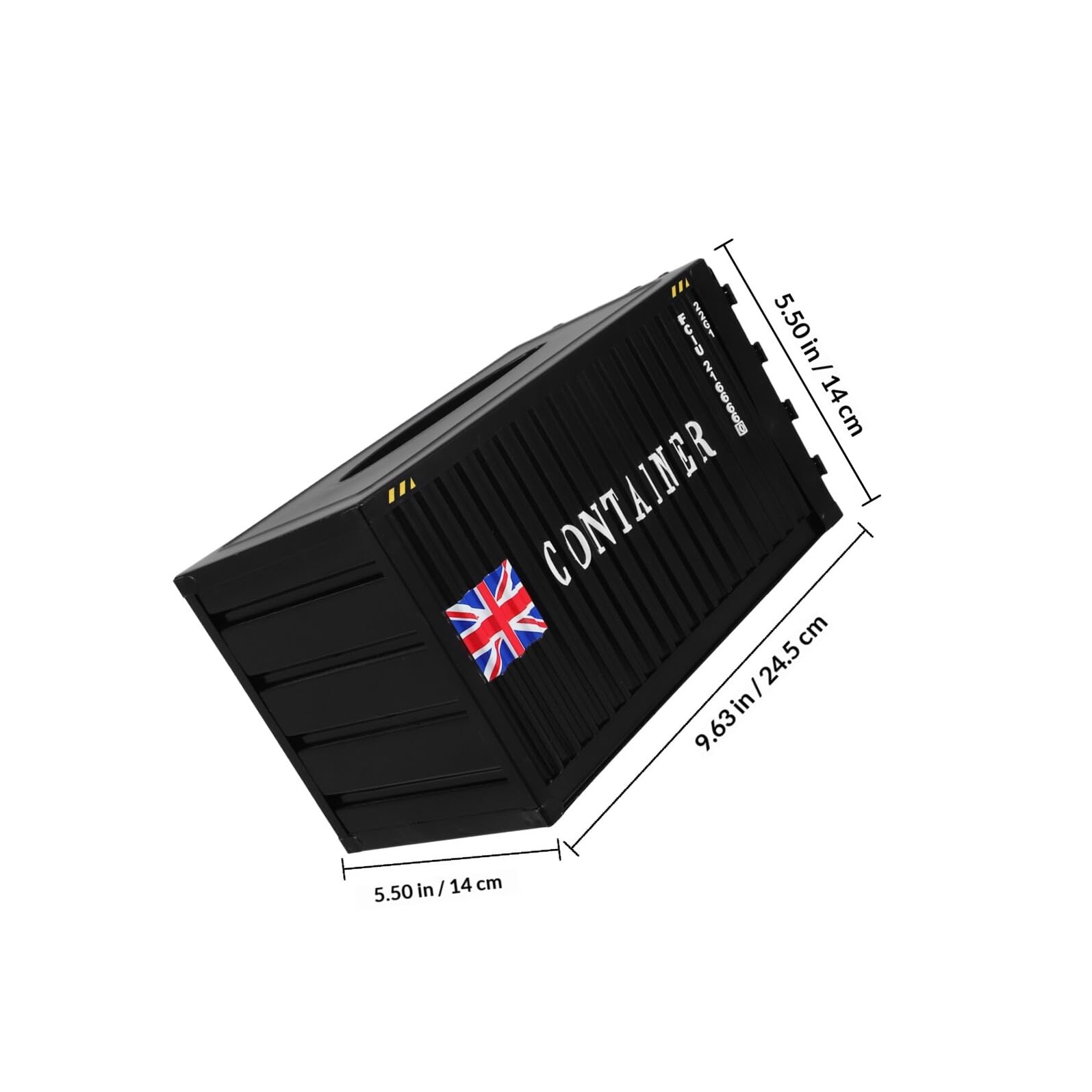 Porta Fazzoletti in Metallo Nero, Scatola Decorativa per Tovaglioli da Tavolo Coperchio, Custodia per Fazzoletti per Casa e Ufficio, Organizer Tessuti Resistente e Capiente