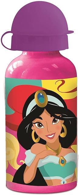 Aluminiowa butelka dla dzieci - butelka dla dzieci - butelka na wodę wielokrotnego użytku 400 ml autorstwa księżniczek Disney
