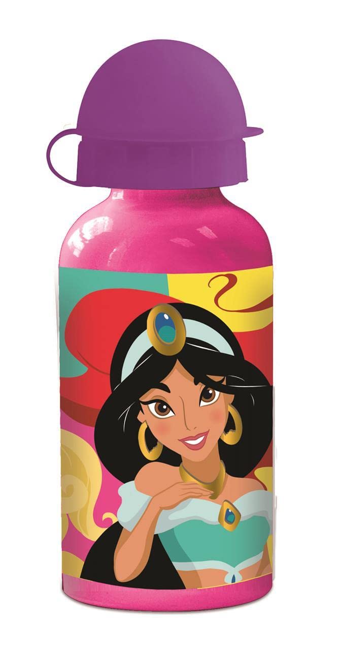 Stor 400ML KIDS ALUMINIUM BOTTLE, Disney Princess Bright & Bold, 400 ml