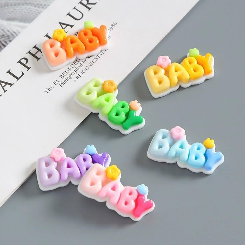 Image of LUVINA 3D Flower Magnets for Fridge, Strong Refrigerator Magnet, Colorful Adorable Decorations for Office, Kitchen Decor, Cute Desk Accessories, Multicolour (3, Baby)