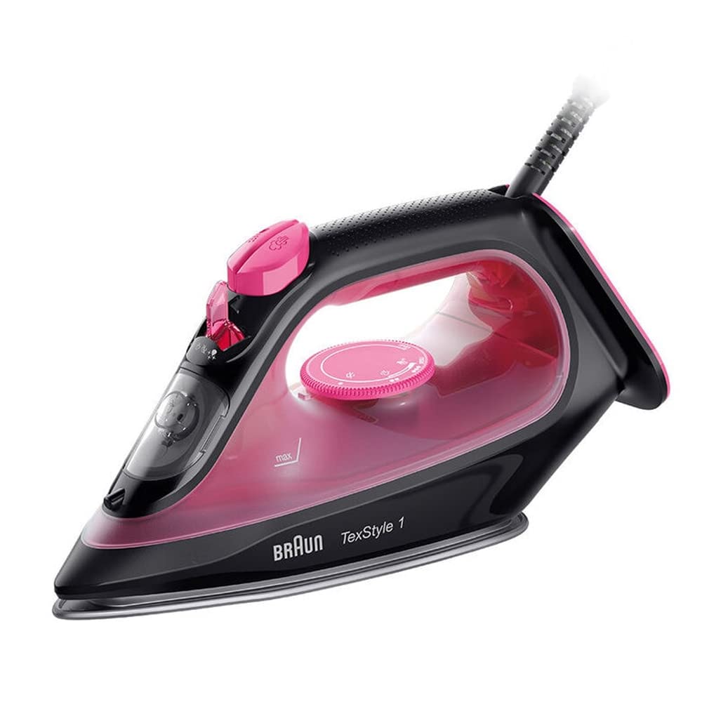 Braun TeXStyle 1 Steam Iron Si 1070, 2000 Watts, Auto Off, Purple/Black"Min 1 year manufacturer warranty"
