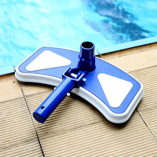 Brosse de tête d'aspirateur de piscine CUSMA bleue et blanche - 3