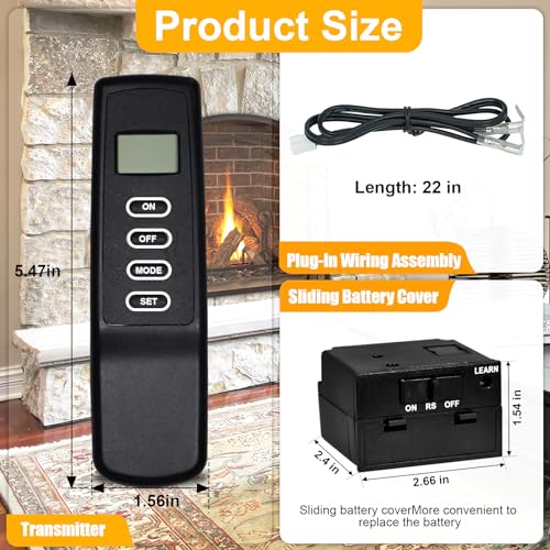 Deekool RCB05A Gas Fireplace Remote Control Kit thumb #3