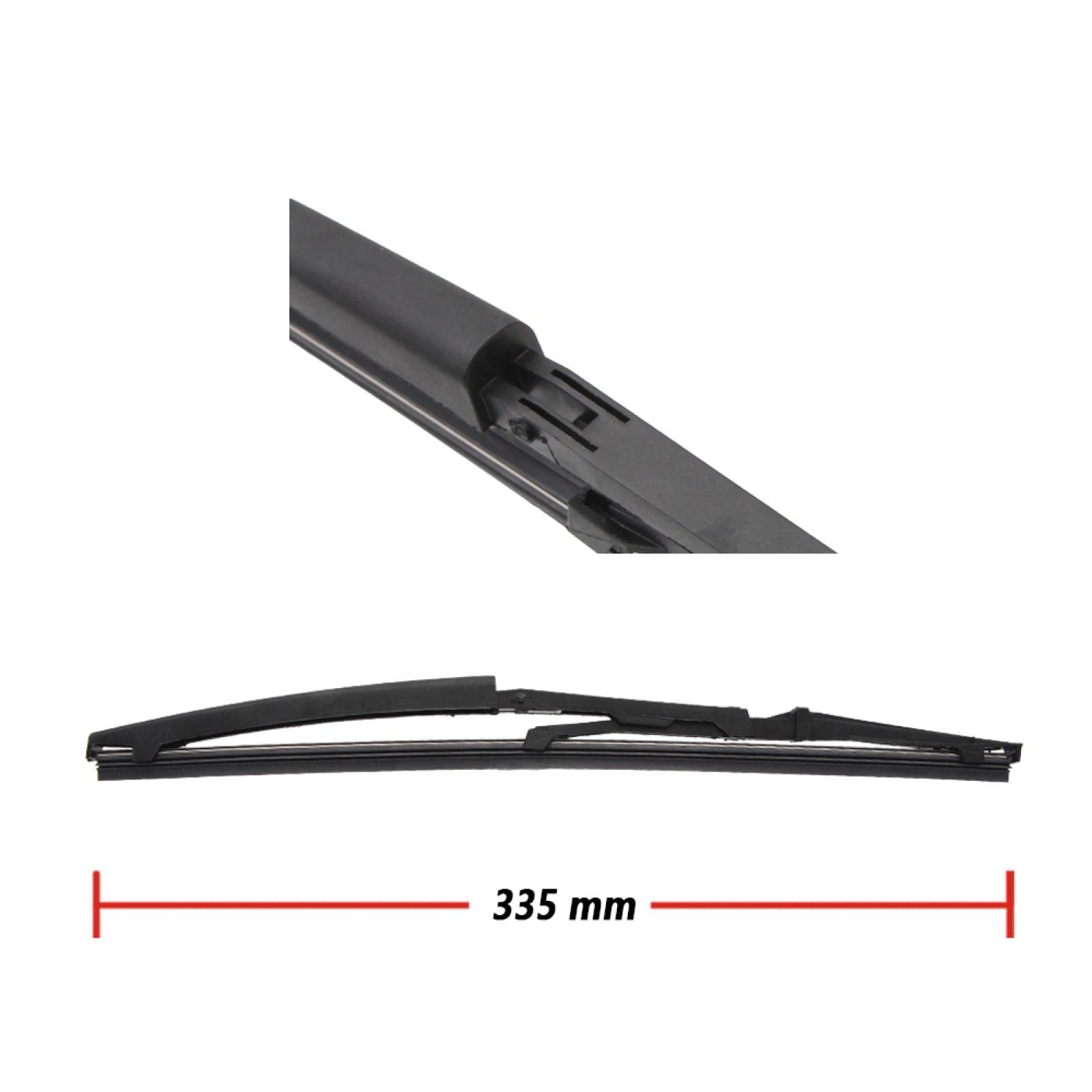 Tergicristallo Posteriore per Fiat Bravo 1995-2006 335mm Tergicristalli Posteriori per Auto e tergicristalli Posteriori Set di Accessori per Auto