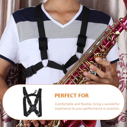 Harnais de saxophone robuste avec finitions soignées pour saxophoniste