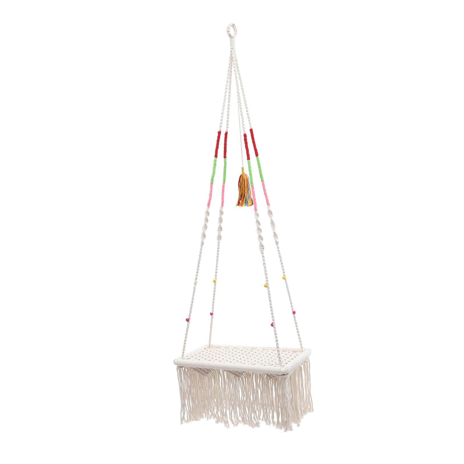 UPKOCH Cuccia Sospesa Per Gatti Amaca in Stile Bohemien Amaca in Macramè Nido Sospeso Per Gatti Piccoli