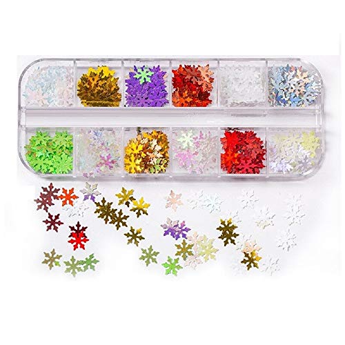 1 Case Holographic Sequins Love Star Pink White Nail Art Glitter Nails Paillette Holo Flakes Decoration Manicure DIY Accessories (16)