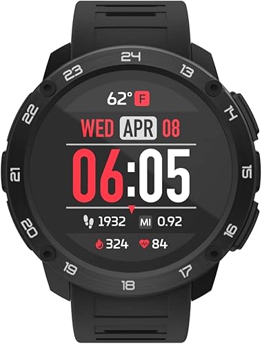 iTOUCH Reloj inteligente Explorer 3 (con seguimiento de frecuencia cardíaca, contador de pasos, notificaciones)