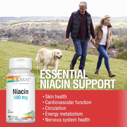 SOLARAY 076280043631 Niacin Supplement