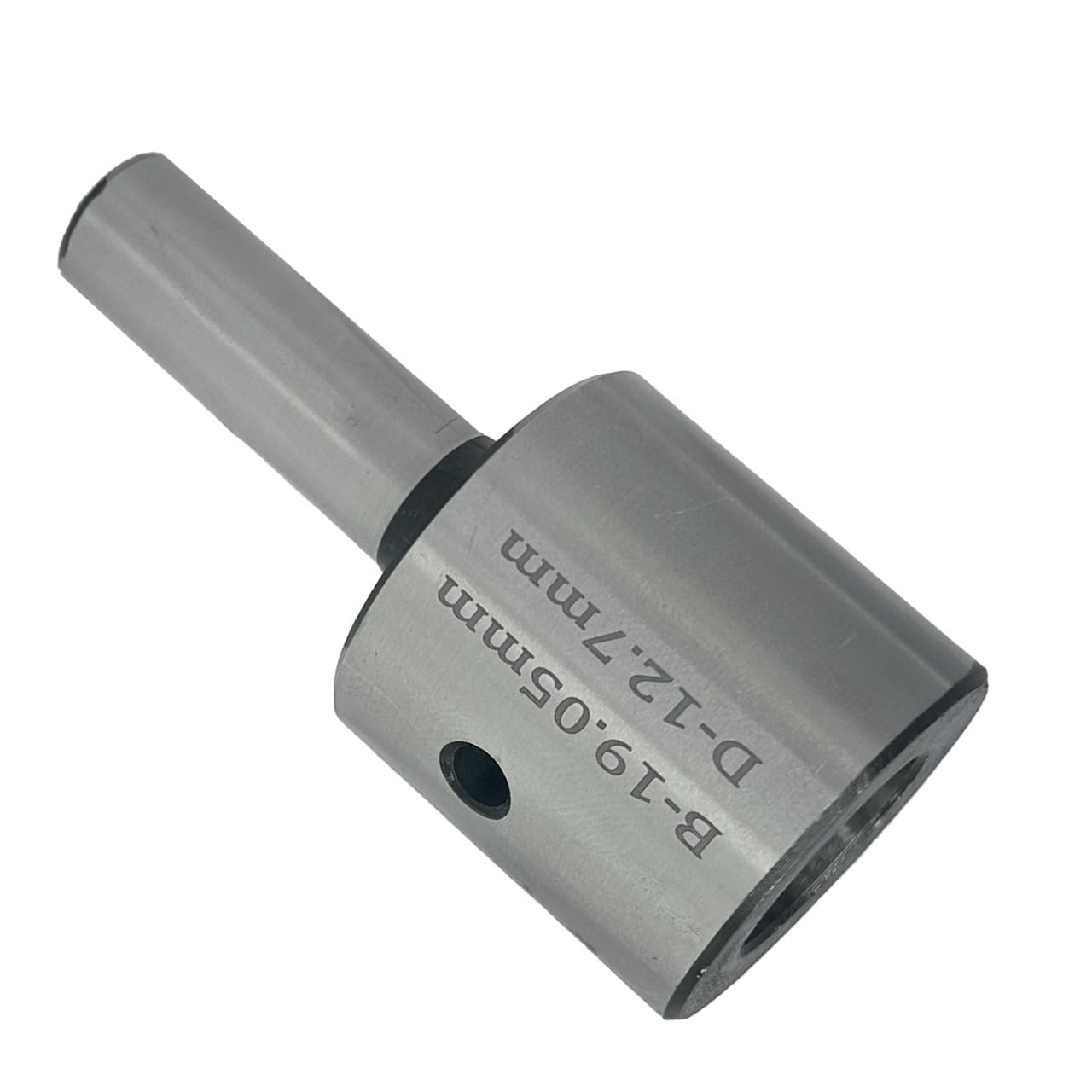 Annular Cutter 1/2" Shank Tool Steel Holder (Hard & Ground) with Lock Screw- Accepts/Suit 19 mm Shank rota broaches (OAL - 75 mm)