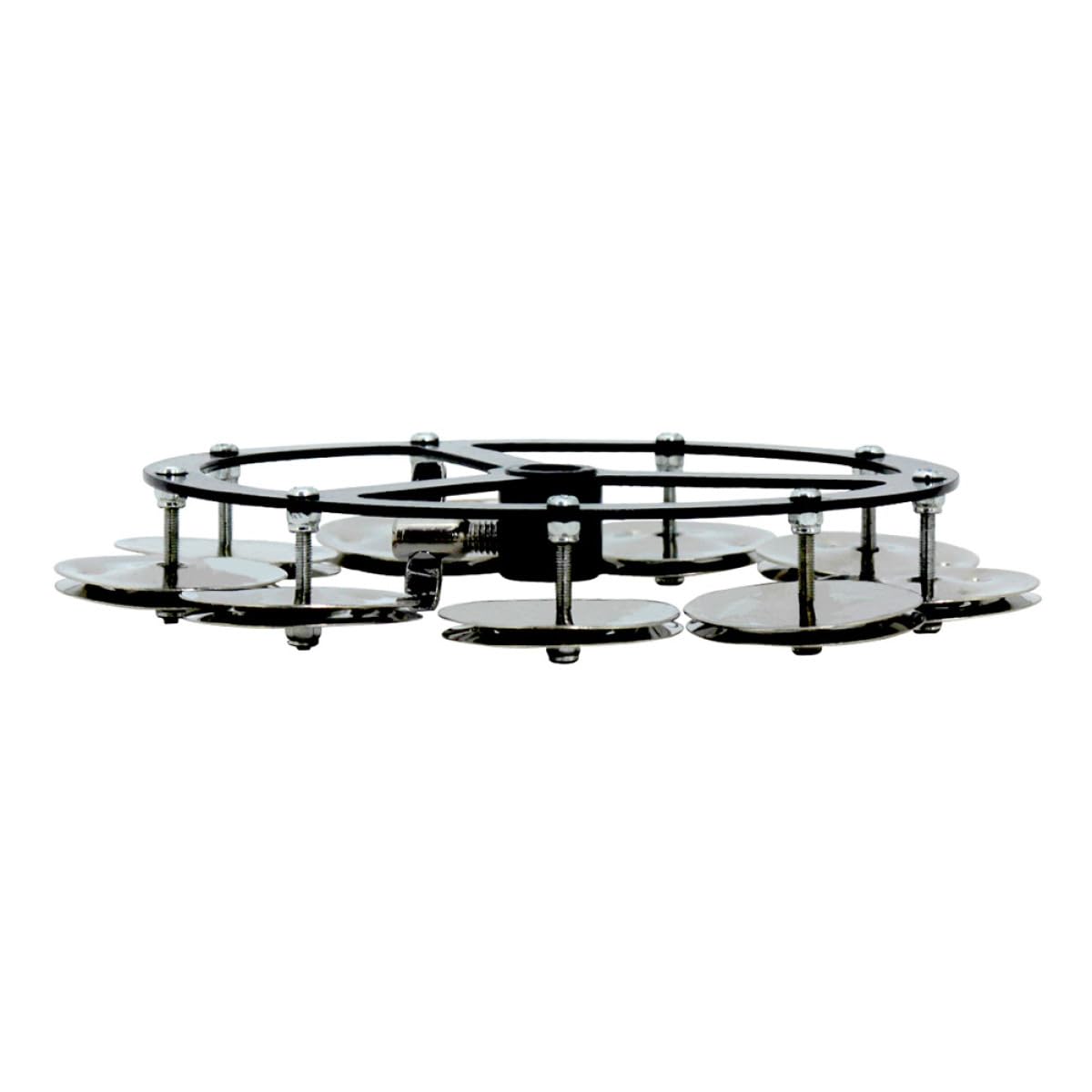 Veemoon Cloche de Charleston en Cuivre Argenté Pratique et Robuste, Accessoire Compact pour Cymbale de Batterie, pour Batteurs Débutants et Professionnels