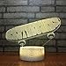 Produktbild Skateboarding 3D LED Illusion Light 7 Farbwechsel Touch und Fernbedienung Konsole Lichter für Kinder Weihnachtsgeschenke und Spielzeug Lichter USB-Stecker