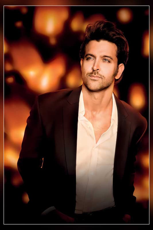 POSTERNEST Hrithik Roshan Poster Matte Finish Paper Print Unframed 12 x18 Inch (Multicolor) - N873