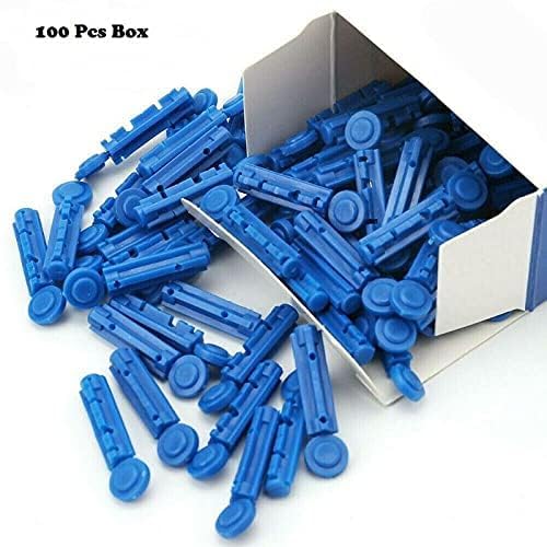 Image of Round Blood Lancets 30G - Sterile & Disposable Lancets for Glucose Blood Testing | Compatible with All Lancing Devices | 100 Count per Box (Pack of 2) - 200 Total
