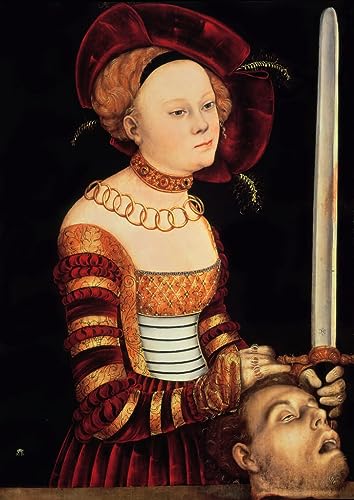 Affiche Judith Lucas Cranach l'Ancien 60x90cm pour décoration murale de salon