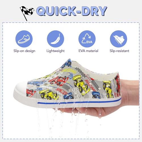 Image of EUXTERPA Toddler Water Shoes Boys Girls Summer Shoes | Kids Sandals Boys Girls Lightweight Slip On Shoes Children Breathable Quick Dry Pool Beach Sneakers