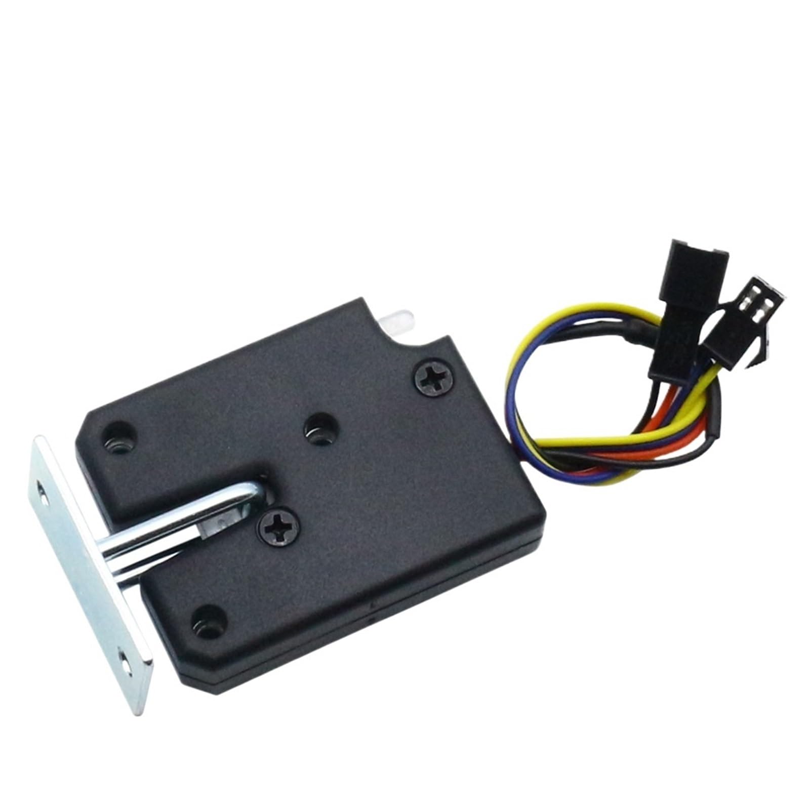 Cerradura de alambre de titanio pequeña, cerradura de control eléctrico DC3v5v12v, cerradura de puerta de gabinete de almacenamiento de plástico con cerradura eléctrica de retroalimentación(DC5V)
