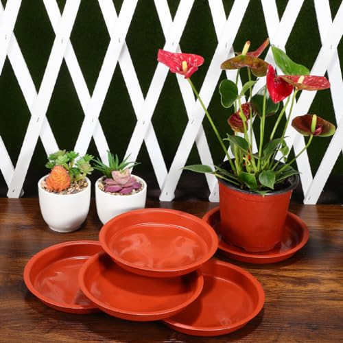 BESPORTBLE Abtropfschalen Für Blumentöpfe Aus Kunststoff 20 Stück Runde Pflanzenuntersetzer Blumentopfbehälterbasis Robuste Pflanzenbodenschale Für Den Garten Im Innen- Und Außenbereich – Bild 4