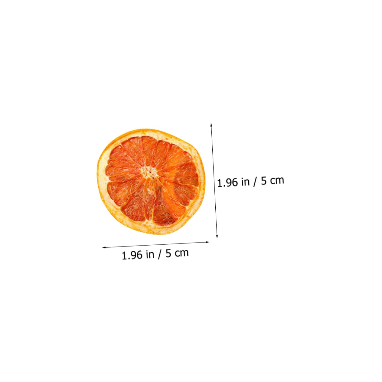 Gatuida Getrocknete Orangenscheiben mit Natürlichem Material zur Kuchendekoration Formstabil und Einfach zu Lagern für Selbstgemacht Obstkränze und Wohnraum Dekoration