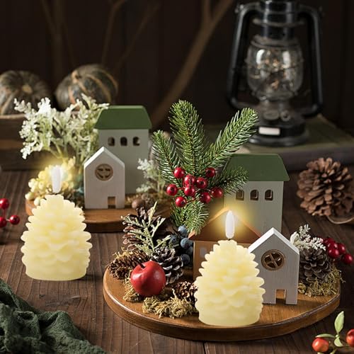 Décoration pour table à manger et fêtes avec bougie LED - 2