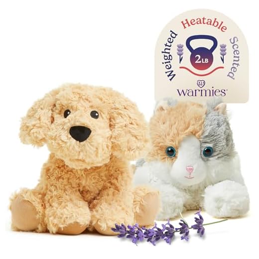 Microwavable Weighted Stuffed Animal Duo
