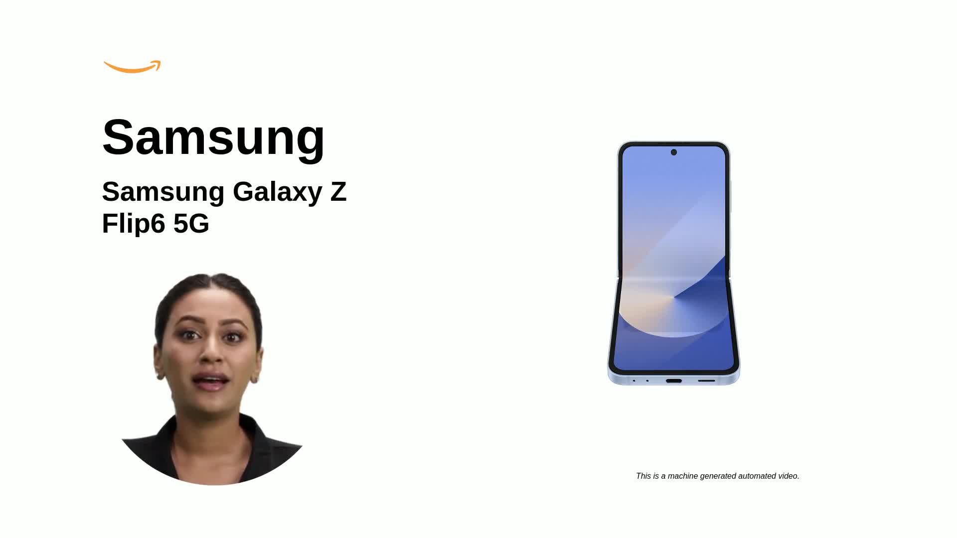 Samsung Galaxy Z Flip6 5G AI Smartphone