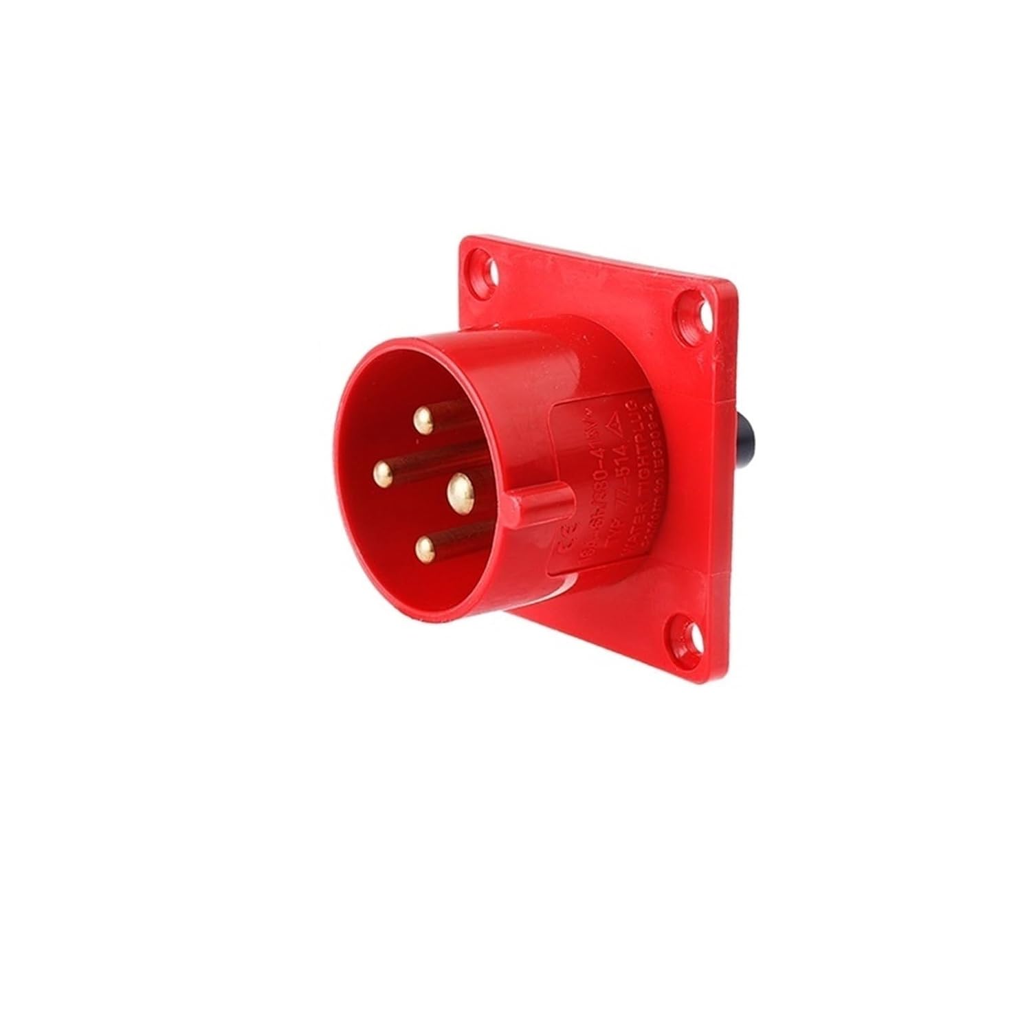 Waterproof Industrial and Socket Connector Male and Female 3 cores 4 cores 5 Holes 16A/32A Reverse(4 core 16A Concealed Installation)